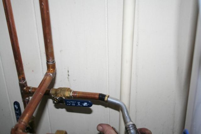 Pressure check with air