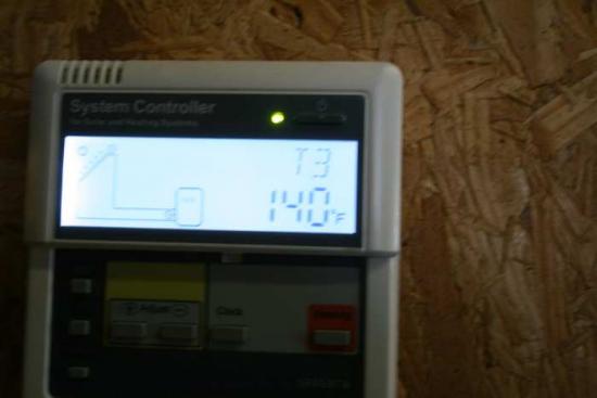Tank Top Sensor: Readings before running the faucet and removal of flowmeter.